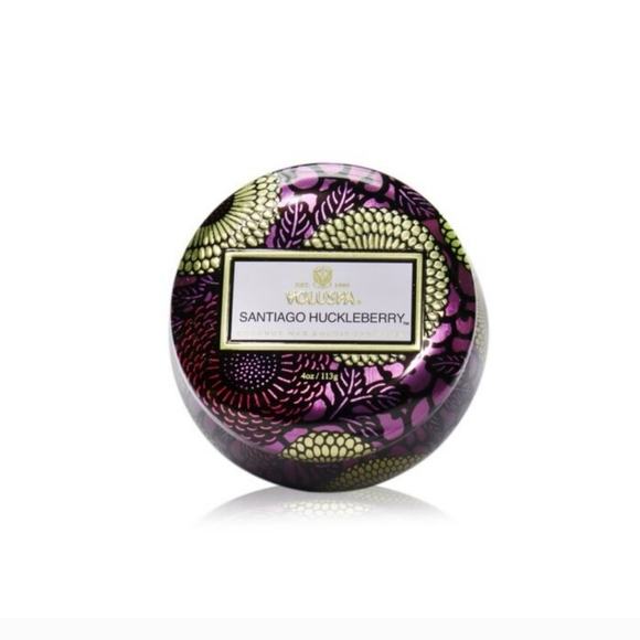 Voluspa Candle Santiago Huckleberry 4 oz - Picture 11 of 12